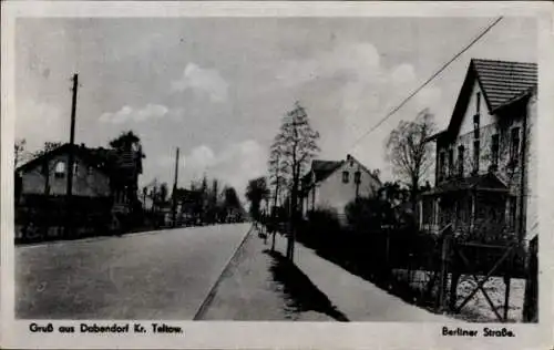 Ak Dabendorf Zossen in Brandenburg, Berliner Straße