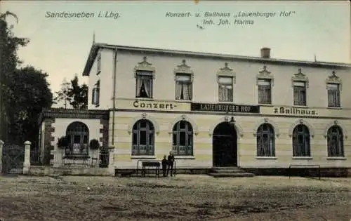 Ak Sandesneben in Schleswig Holstein, Konzert und Ballhaus Lauenburger Hof