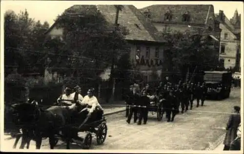 Set von 16 Foto Ak Einsiedel Seiffen im Erzgebirge, Umzug