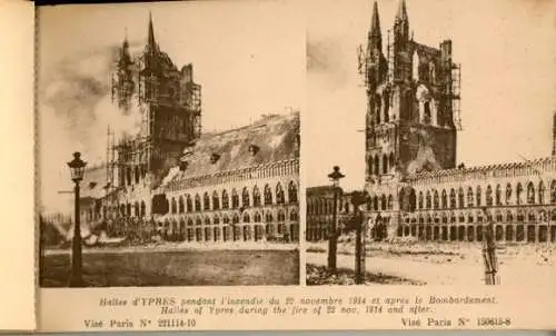 Set von 24 Ak Ypres Ypern Westflandern