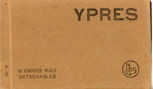 Set von 12 Ak im Umschlag Ypres Ypern Westflandern