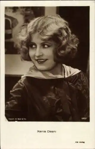 Ak Schauspielerin Xenia Desni, Portrait, Iris Verlag
