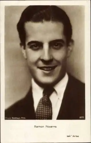 Ak Schauspieler Ramon Novarro, Portrait, Iris Verlag