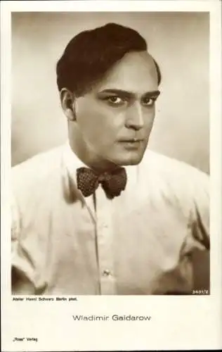 Ak Schauspieler Wladimir Gaidarow, Portrait