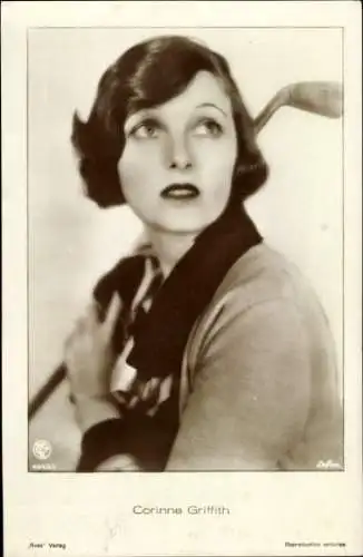 Ak Schauspielerin Corinne Griffith, Portrait