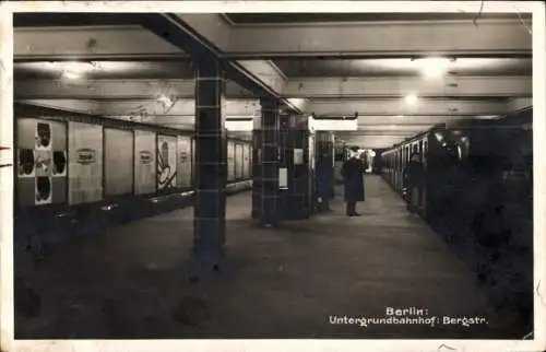 Ak Berlin Neukölln, U-Bahnhof Bergstraße, Karl-Marx-Straße