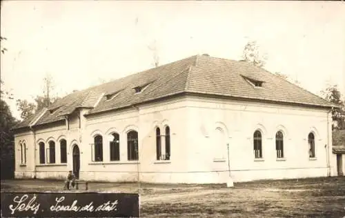 Foto Ak Sebiș Sebesch Borossebes Rumänien, Schule