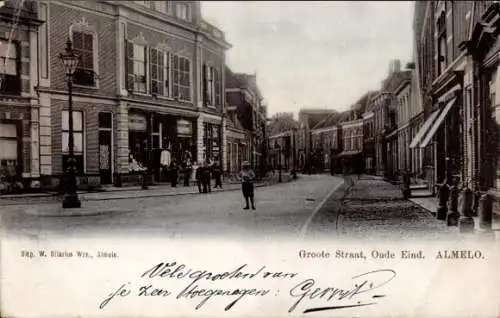Ak Almelo Overijssel Niederlande, Groote Straat