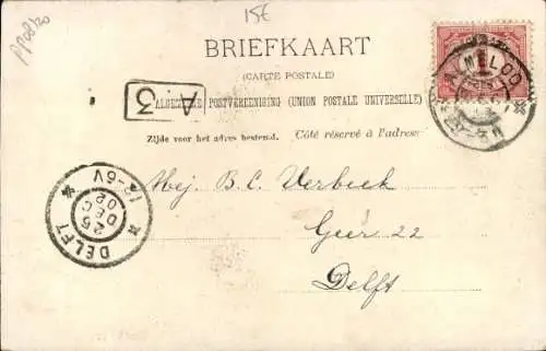 Ak Almelo Overijssel Niederlande, Groote Straat