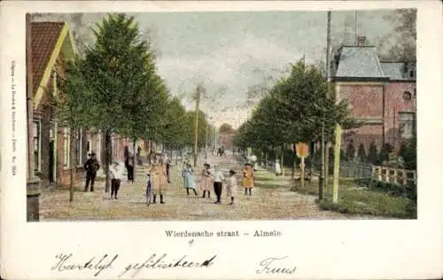 Ak Almelo Overijssel Niederlande, Wierdensche straat