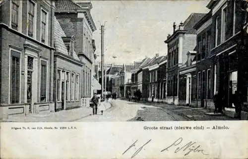 Ak Almelo Overijssel Niederlande, Groote Straße