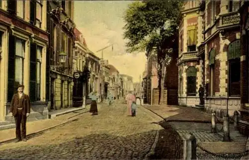 Ak Almelo Overijssel Niederlande, Groote Straat