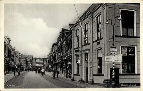 Ak Almelo Overijssel Niederlande, Groote Straße