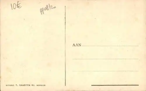 Ak Workum Fryslân Niederlande, Markt