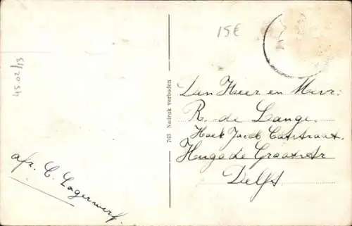 Ak Workum Fryslân Niederlande, Markt, Noordeinde