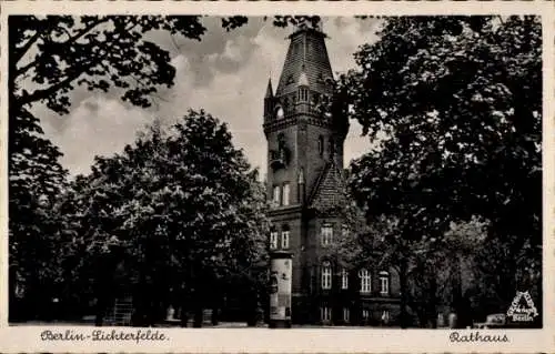 Ak Berlin Steglitz Lichterfelde, Rathaus