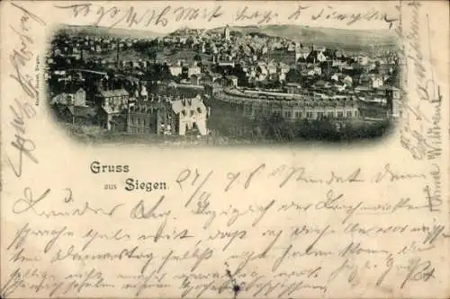 Ak Siegen in Westfalen, Gesamtansicht