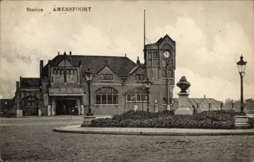 Ak Amersfoort Utrecht Niederlande, Bahnhof