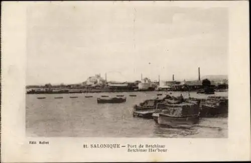 Ak Salonique Saloniki Thessaloniki Griechenland, Betchinar Hafen