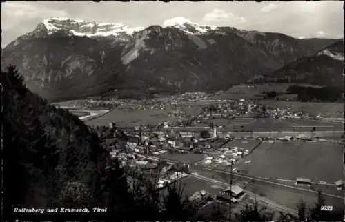 Ak Rattenberg und Kramsach in Tirol, Gesamtansicht