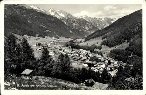 Ak Sankt Anton am Arlberg Tirol Österreich, Gesamtansicht