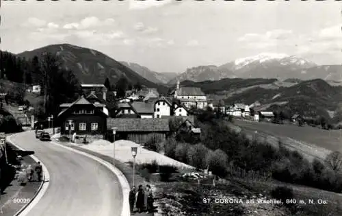 Ak St Corona am Wechsel in Niederösterreich, Panorama