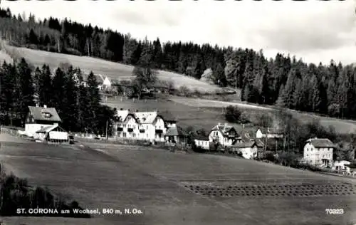 Ak St Corona am Wechsel in Niederösterreich, Panorama