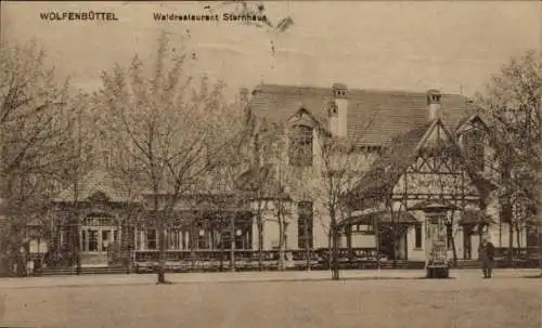 Ak Wolfenbüttel in Niedersachsen, Waldrestaurant Sternhaus