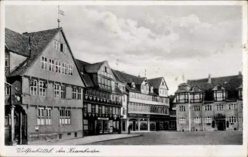 Ak Wolfenbüttel in Niedersachsen, Am Krambuden