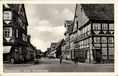 Ak Wolfenbüttel in Niedersachsen, Breite Herzogstraße