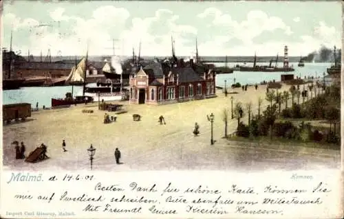 Ak Malmö Schweden, Hamnen, Hafen