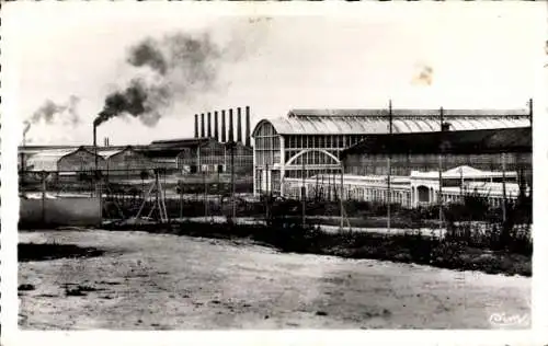 Ak Le Creusot Saône et Loire, Fabrik Breuil