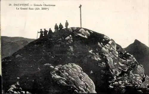 Ak Grande Chartreuse Isère, Le Grand Som