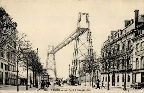 Ak Rouen Seine Maritime, Le Pont a transbordeur