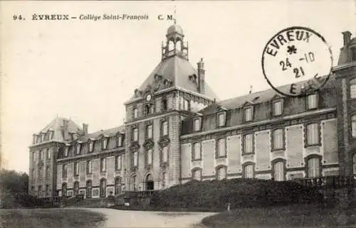 Ak Evreux Eure, College Saint Francois