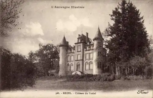 Ak Mézel Alpes-de-Haute-Provence, Schloss Prédal