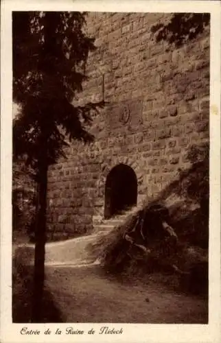 Ak Oberhaslach Elsass Bas Rhin, Ruine Nideck