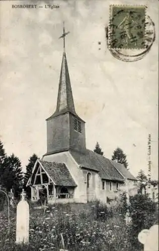 Ak Bosrobert Eure, Kirche