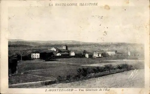Ak Montregard Haute Loire, Panorama
