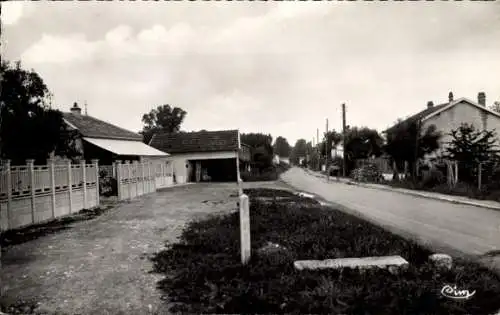 Ak Pontailler sur Saône Côte-d’Or, Rue de la Gare