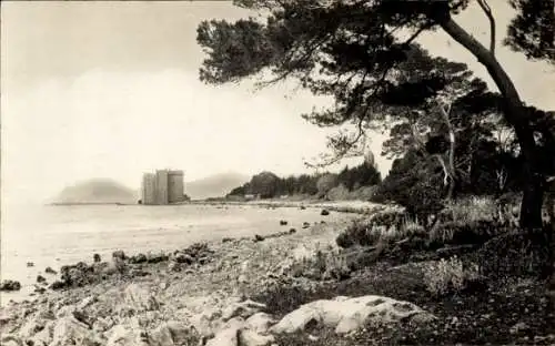 Ak Ile Saint Honorat Îles de Lérins Alpes Maritimes, altes Kloster, Küste