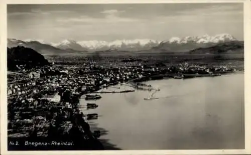 Ak Bregenz am Bodensee Vorarlberg, Rheintal