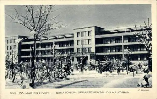 Ak Colmar Kolmar Elsass Haut Rhin, Sanatorium Departemental du Haut Rhin