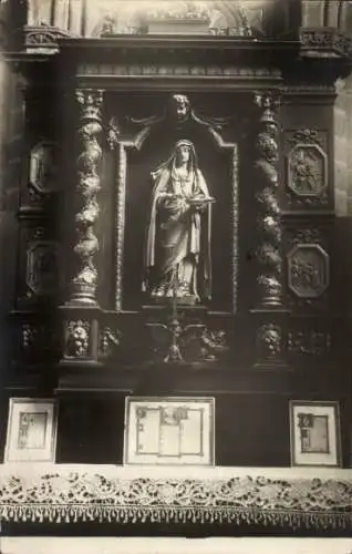 Foto Ak Frankreich, Altar, Heiligenbild