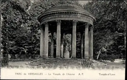 Ak Versailles Yvelines, Park, Temple de l'Armour