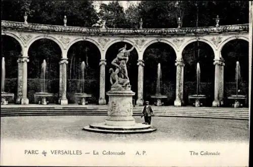 Ak Versailles Yvelines, Park, Colonnade