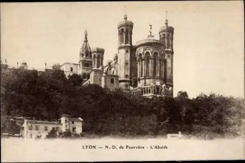 Ak Lyon Rhône, N.-D. de Fourviere