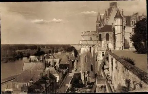 Ak Amboise Indre et Loire, Teilansicht