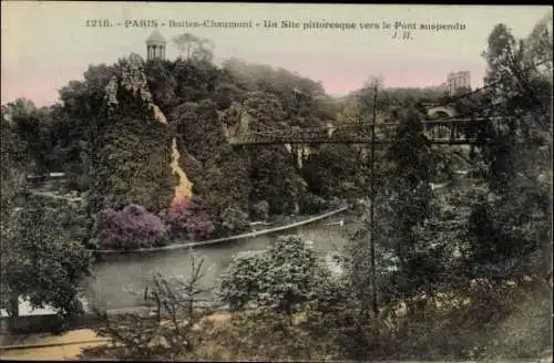 Ak Paris XIX Buttes Chaumont, Brüce