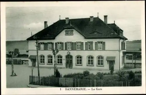 Ak Dannemarie Yvelines, Bahnhof